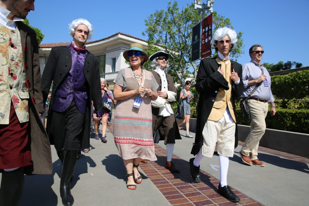 Roseanne with the Founding Fathers
